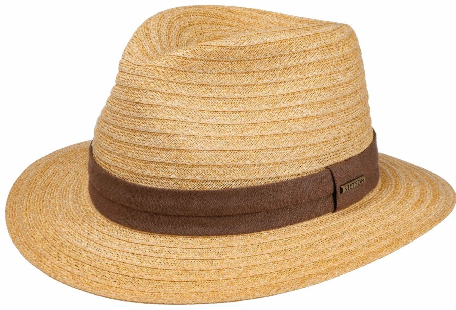 Xxl Stetson | Stetson Luftiger Borten-Traveller Aus Viskose Mittelbeige