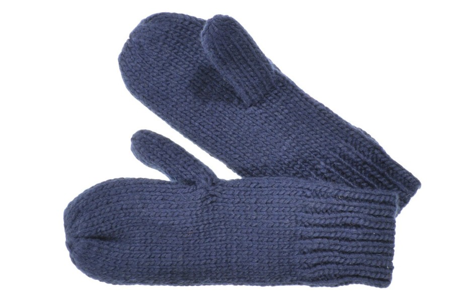 Accessoires SEEBERGER | Seeberger Strickfaustlinge Handschuhe Mit Fleecefutter