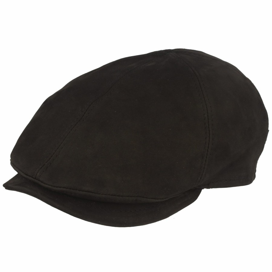 Mutzen Balke | Balke Duck-Cap 6-Teilige Flatcap Aus Echtem Leder