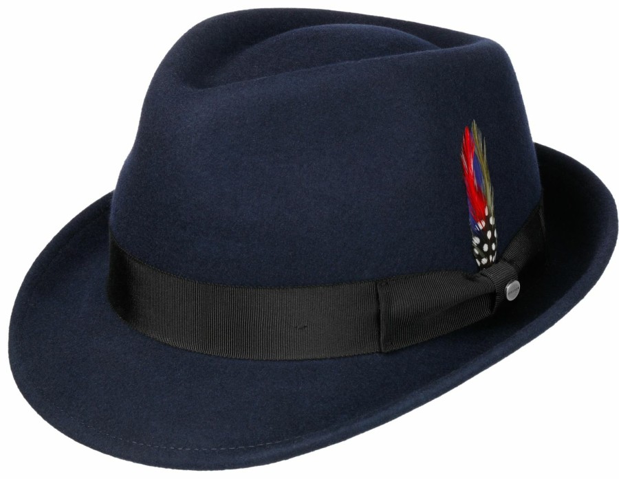 Hute Stetson | Stetson Knautschbarer Trilby Filzhut Asahi Guard-Ausrustung