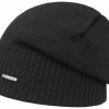 Mutzen Stetson | Stetson Feine Long-Beanie Strickmutze Aus 100% Merinowolle