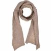 Accessoires SEEBERGER | Seeberger Strick Alpakamix Schal In Zopfmuster Mittelbeige