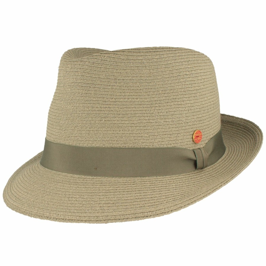 Hute Mayser | Mayser Knautschbarer Strohhut Trilby Maleo Mit Uv Schutz 80