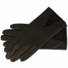 Accessoires Roeckl | Roeckl Damen Leder Handschuhe Mit Verspieltem Design Schwarz