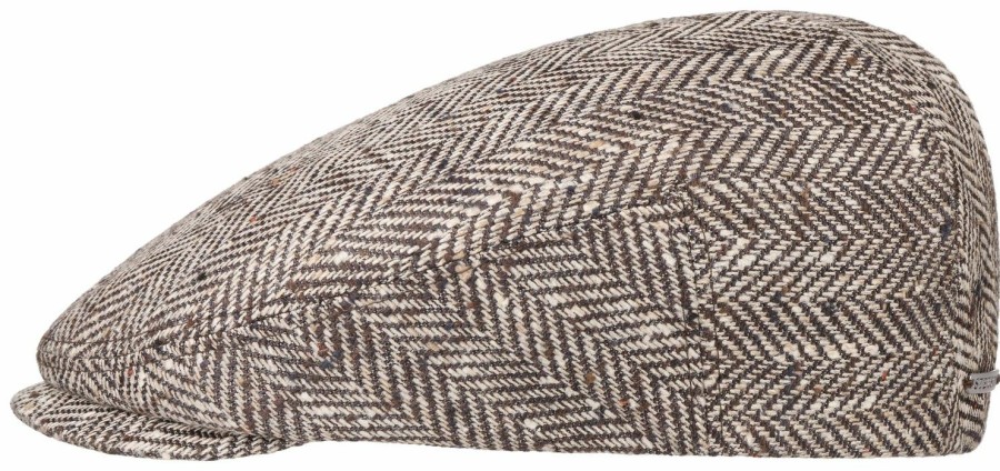 Mutzen Stetson | Stetson Driver Cap Cerruti Flatcap Schirmmutze Aus Seide Und Wolle