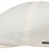 Mutzen Stetson | Stetson Sommer Duck-Cap Fischgrat Uv-Schutz Upf 40+ Weiss