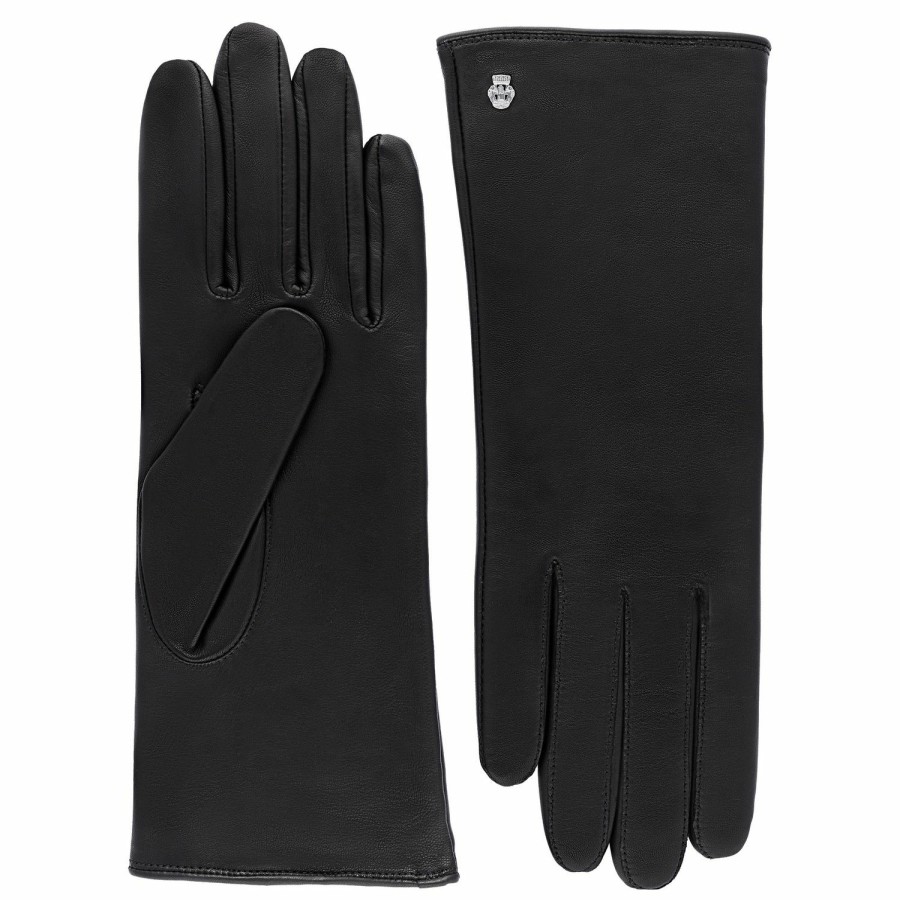 Accessoires Roeckl | Roeckl Leder-Handschuhe Hamburg Futtermix Aus Wolle Und Kaschmir