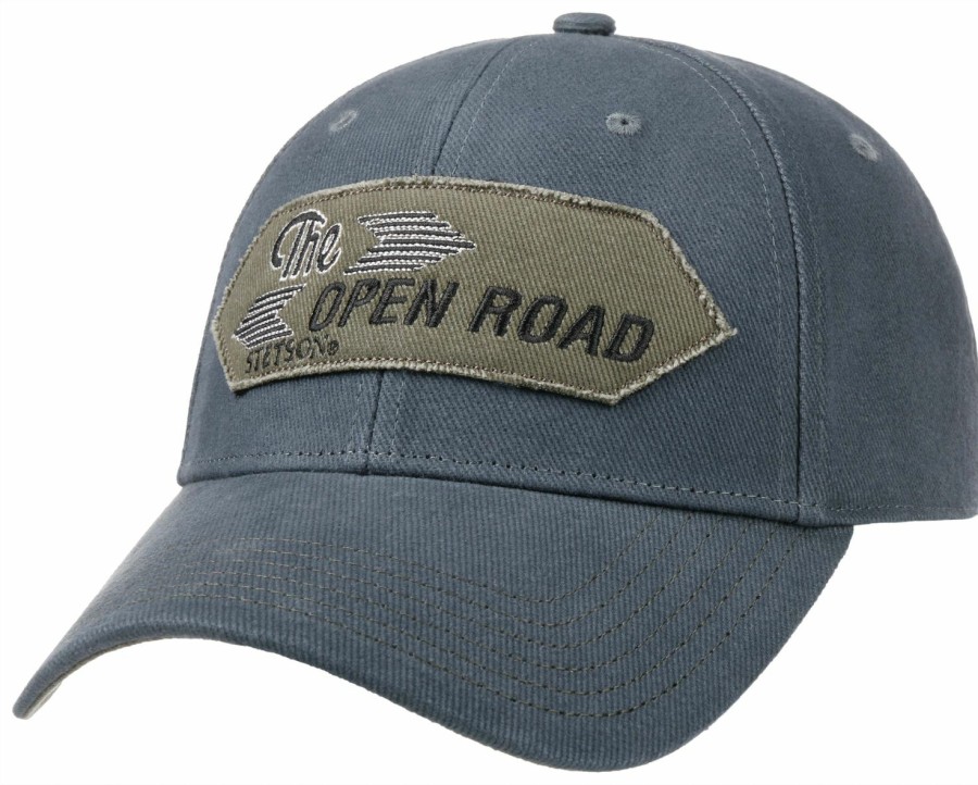 Mutzen Stetson | Stetson Retro Baseball-Cap "The Open Road" Aus 100% Baumwolle Marine