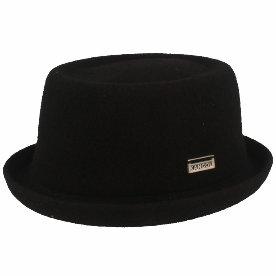 Hute Kangol | Kangol Stoff-Pork Pie Mowbray Schwarz