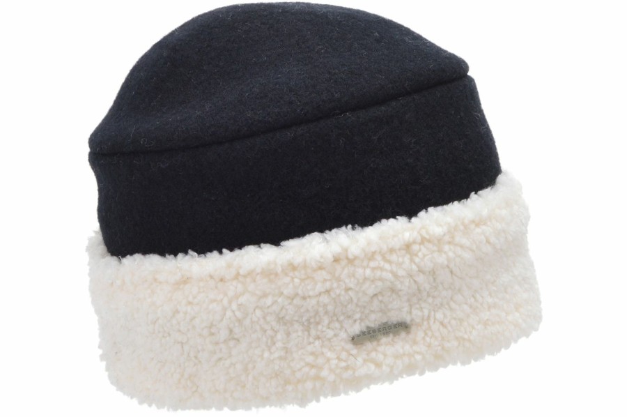 Mutzen SEEBERGER | Seeberger Walk Toque Mit Teddy Webpelz