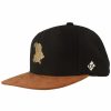 Mutzen Bavarian Caps | Bavarian Caps Flat Brim Snapback Baseball-Cap Mit Bayern Emblem Schwarz