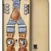 Accessoires Prince Bowtie | Prince Bowtie Set Aus Hosentragern & Fliege Mit Karo-Muster Hellblau