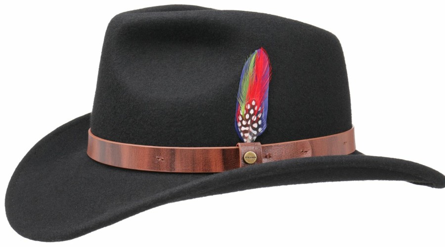 Hute Stetson | Stetson Wasserabweisender Rollbarer Western Filzhut