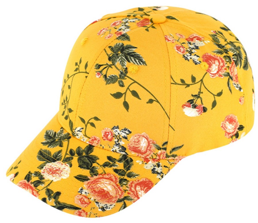 Mutzen Hut-Breiter | Sommerliche Baseball-Cap Mit Blumenmuster Von Hut Breiter 17-Mais