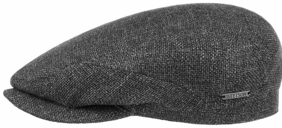 Mutzen Stetson | Stetson Elegante Flatcap Aus Hochwertiger Wolle Trendgrau