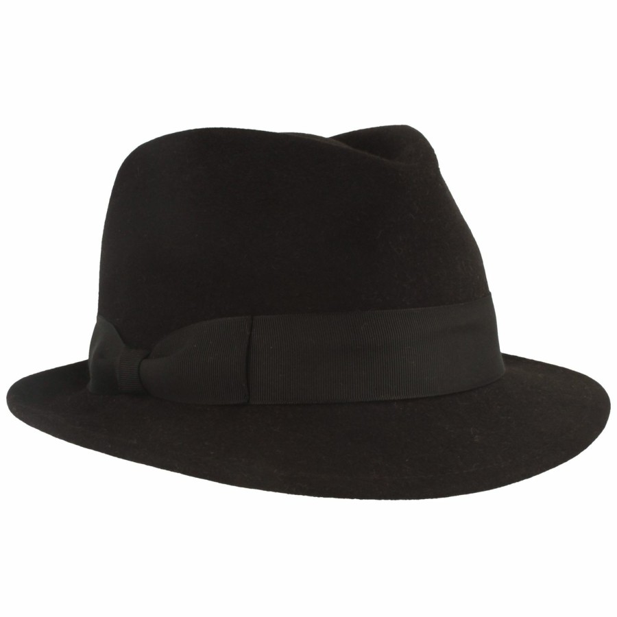 Meisteratelier Breiter Meisteratelier | Breiter Meisteratelier Damen Filzhut Trilby Aus 100% Haarfilz