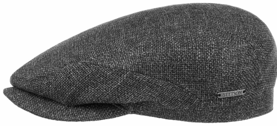 Xxl Stetson | Stetson Elegante Flatcap Aus Hochwertiger Wolle Trendgrau