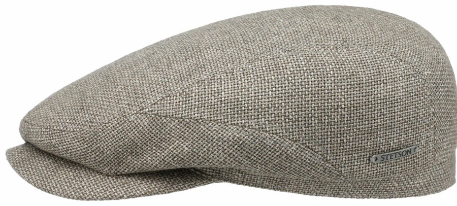 Xxl Stetson | Stetson Elegante Flatcap Aus Hochwertiger Wolle Trendgrau