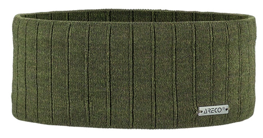 Mutzen Areco | Areco Rippen-Strick Stirnband Merino Classic