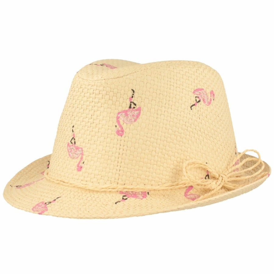 Kinder Hut-Breiter | Kinder Trilby Glitzer Flamingo Sommerhut Von Hut-Breiter