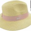 Hute SEEBERGER | Seeberger Knautschbarer Borten-Sommerhut Fedora Mit Uv-Schutz 30