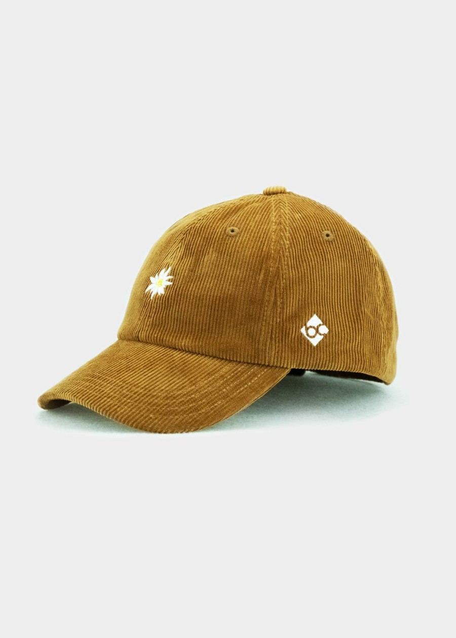 Mutzen Bavarian Caps | Bavarian Edelweis Baseball-Cap Aus Cord Mit Luftlocher Mittelbeige