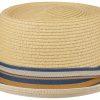 Hute Stetson | Stetson Pork Pie Strohhut Bunte Ripsgarnitur Uv 40+