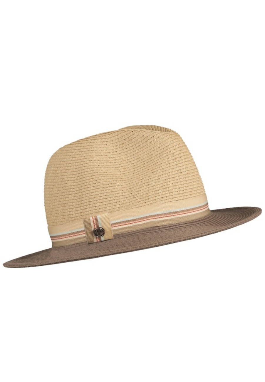 Hute Loevenich | Loevenich Knautschbarer Fedora Sommerhut 0016-Multi Natural