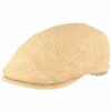 Mutzen GÖTTMANN | Gottmann Leichte Mehrteilige Sommer-Flatcap In Stroh-Optik Mittelbeige