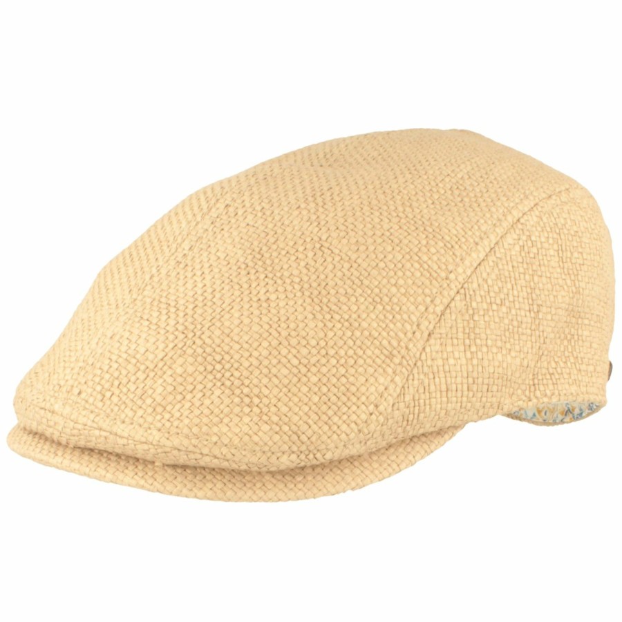 Mutzen GÖTTMANN | Gottmann Leichte Mehrteilige Sommer-Flatcap In Stroh-Optik Mittelbeige