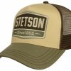 Mutzen Stetson | Stetson Trucker Cap Gasoline Grun Gemustert