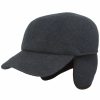 Mutzen Hut-Breiter | Strick-Jersey Baseball-Cap Mit Ohrenklappen Von Hut-Breiter