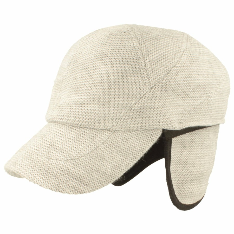 Mutzen Hut-Breiter | Strick-Jersey Baseball-Cap Mit Ohrenklappen Von Hut-Breiter