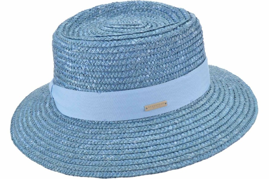 Hute SEEBERGER | Seeberger Strohhut Fedora Uv 80