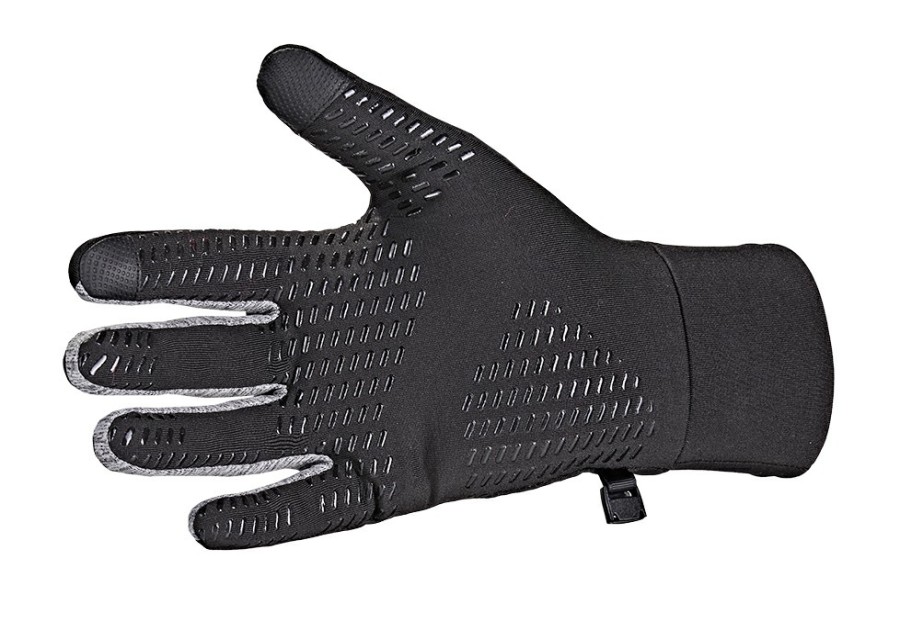 Accessoires Areco | Areco Sportive Lauf-Handschuhe Schwarz