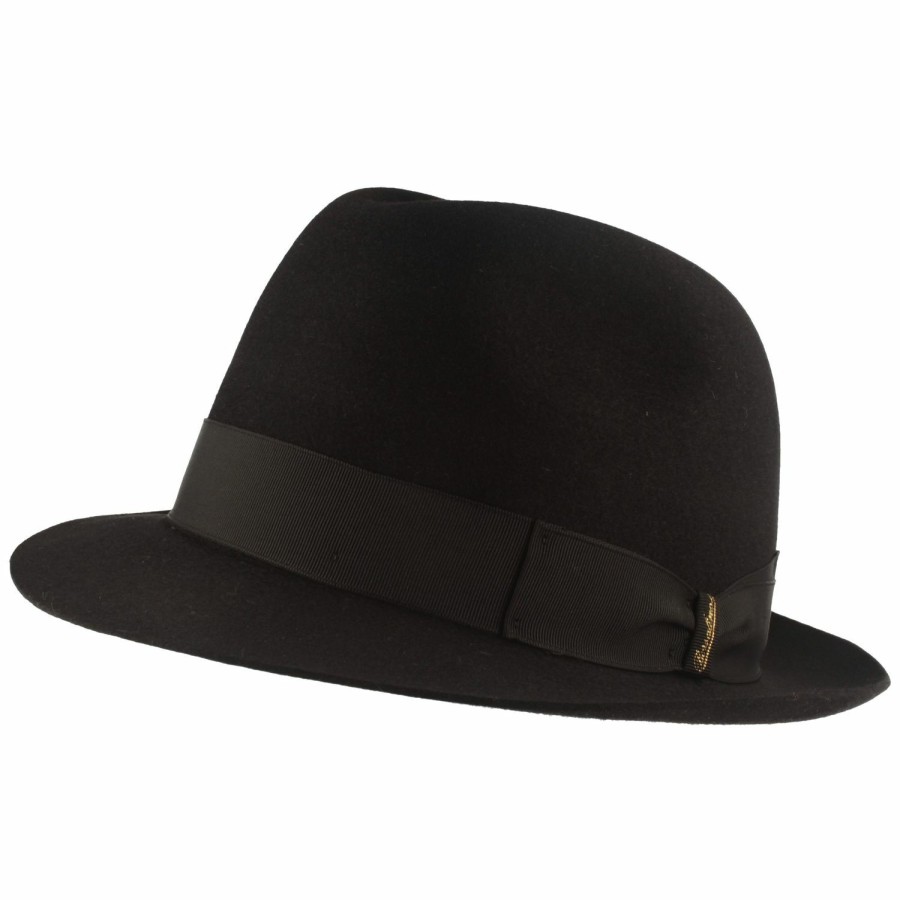 Hute Borsalino | Borsalino Trilby Marengo Aus Haarfilz