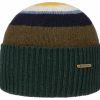 Mutzen Stetson | Stetson Beanie Umschlag-Strickmutze Merinowolle Mit Streifen