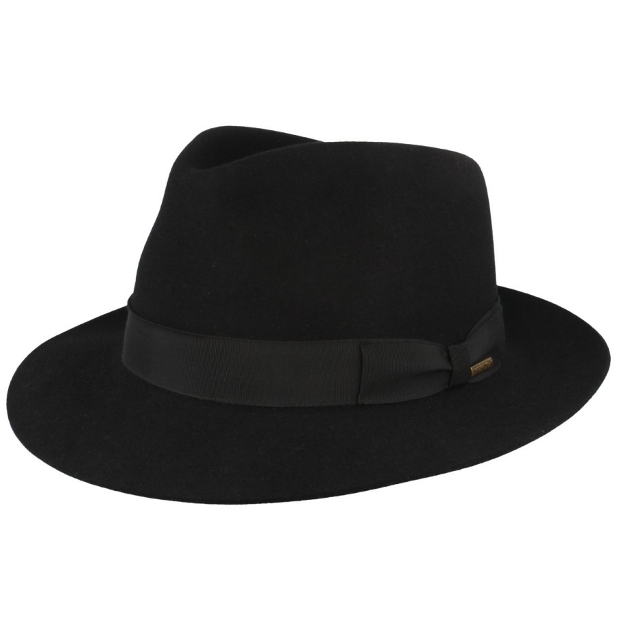 Hute Stetson | Stetson Feiner Bogart Hut Penn Mit Klassischer Garnitur