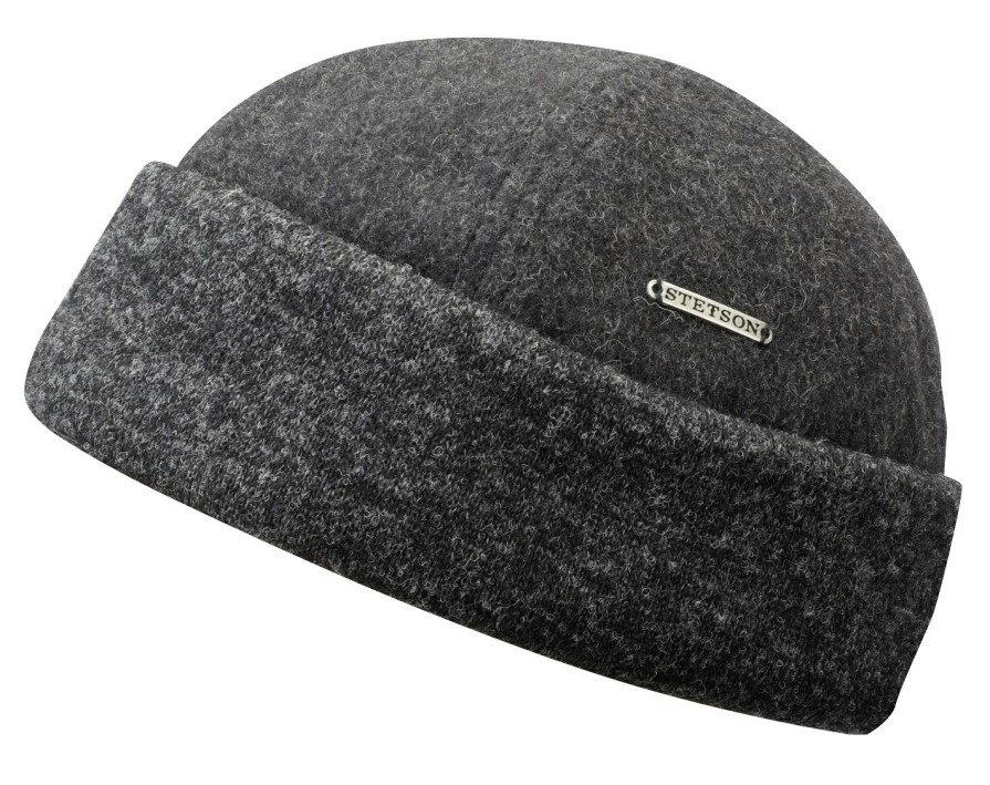 Mutzen Stetson | Stetson Docker Cap Mit Fleece-Futter Aus Wolle Und Kaschmir