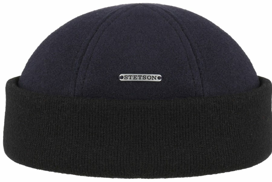 Mutzen Stetson | Stetson Docker Cap Mit Fleece-Futter Aus Wolle Und Kaschmir