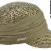 Mutzen SEEBERGER | Seeberger Elegante Strohborten Cap Mit Uv Schutz 80