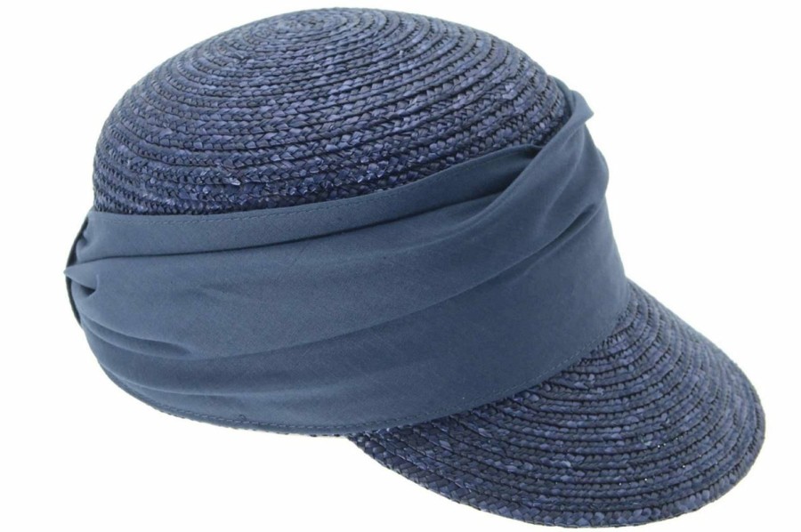 Mutzen SEEBERGER | Seeberger Elegante Strohborten Cap Mit Uv Schutz 80