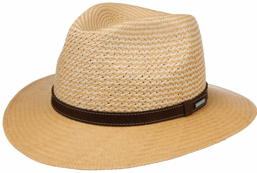 Xxl Stetson | Stetson Traveller Panama Mit Lederband Mittelbeige