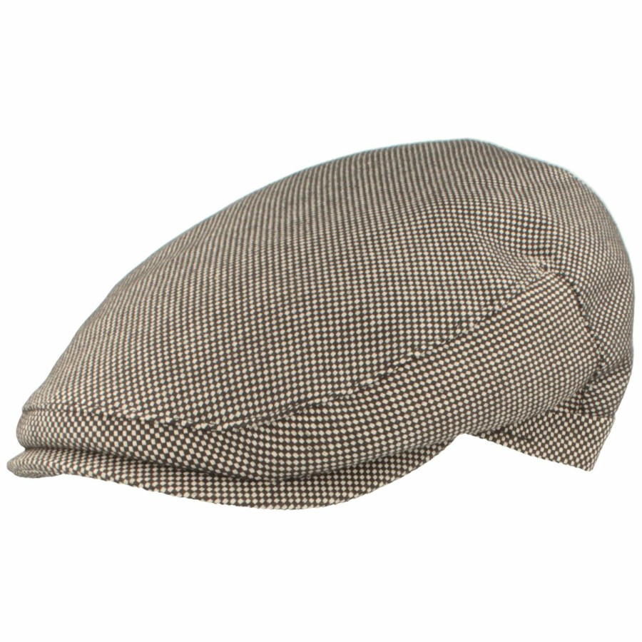 Xxl Hut-Breiter | Flat Cap Strukturstoff Reine Bio-Baumwolle Von Hut Breiter