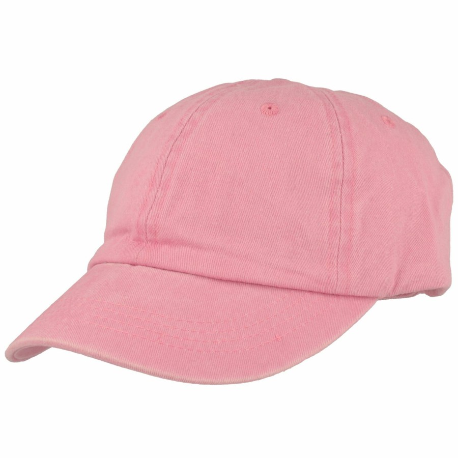 Mutzen Hut-Breiter | Baseball Cap In Washed Optik Mit Kurzem Schild Von Hut-Breiter Rosa / Quarz