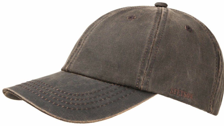 Mutzen Stetson | Stetson Baseball Cap Mit Uv-Schutz 40+ Mittelbraun