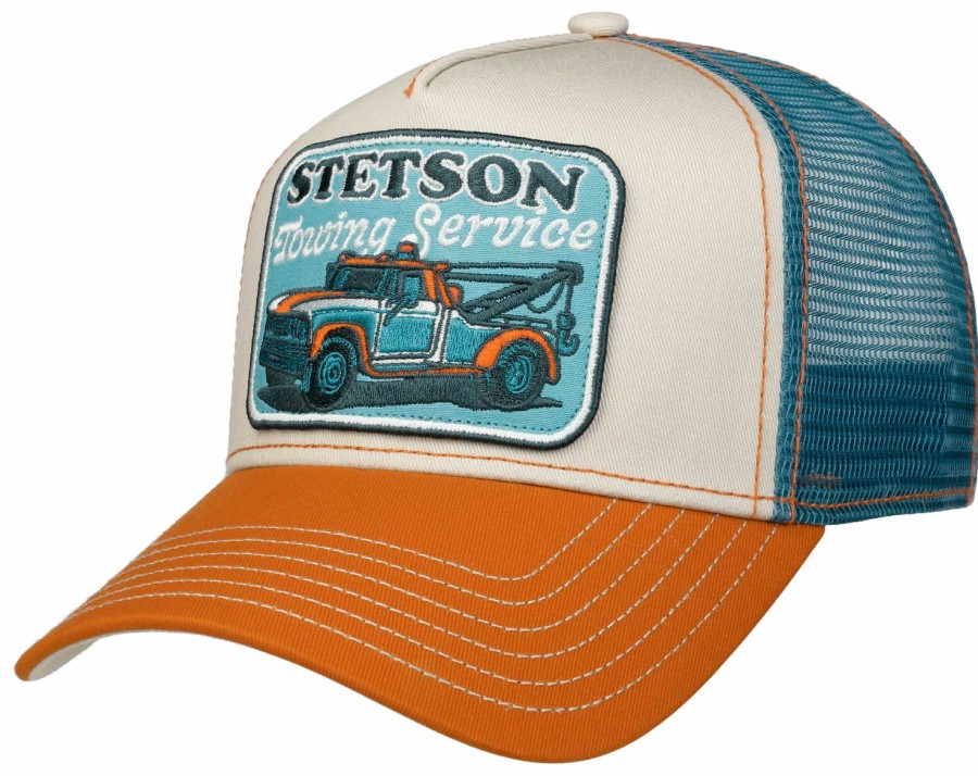 Mutzen Stetson | Stetson Trucker Cap Stetson'S Garage Rot Gemustert