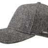 Mutzen Stetson | Stetson Winter Baseball Cap Mit Fischgrat-Muster Aus Wolle