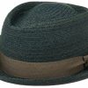 Hute Stetson | Stetson Diamond Raffia Strohhut Mit Uv-Schutz 40+ Marine