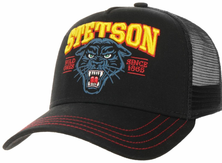 Mutzen Stetson | Stetson Trucker Cap Wild Ones Schwarz Gemustert